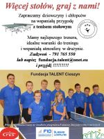 Zapraszamy na zajęcia tenisa stołowego